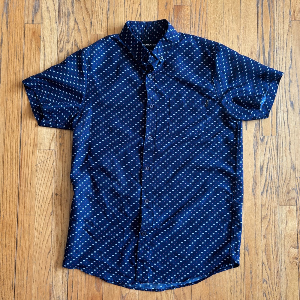 Molokai Men's Navy Blue Shirt Size Medium